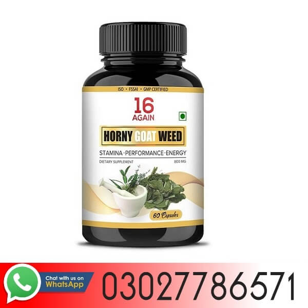 16 Again Horny Goat Weed Capsules In Pakistan