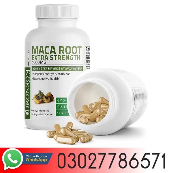 Bronson Maca Root Extra Strength Capsules In Pakistan