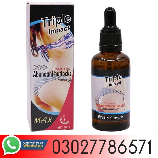 Pretty Cowry Triple Impact Buttock Oil In Pakistan