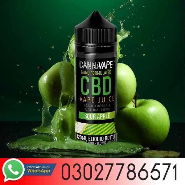 Sour Apple HHC Vape Juice E-Liquid In Pakistan