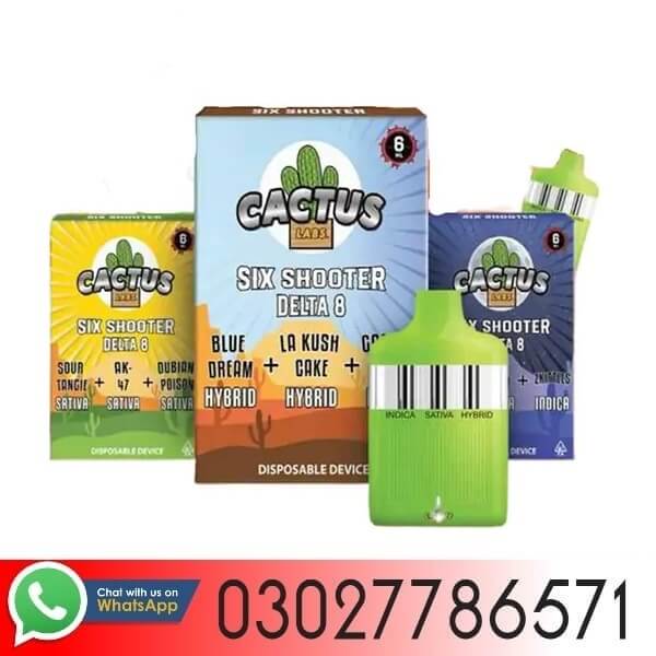 Cactus Labs Six Shooter THC-A Blend Disposable Vape In Pakistan